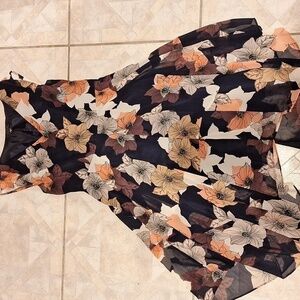 Y women's Metaphor floral sleeveless lined regular size dress size 10